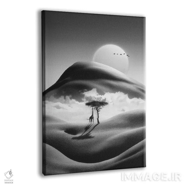 تابلو دکوراتیو "کلیمانجارو" اثر یوناس لوس - نمای پرسپکتیو محصول