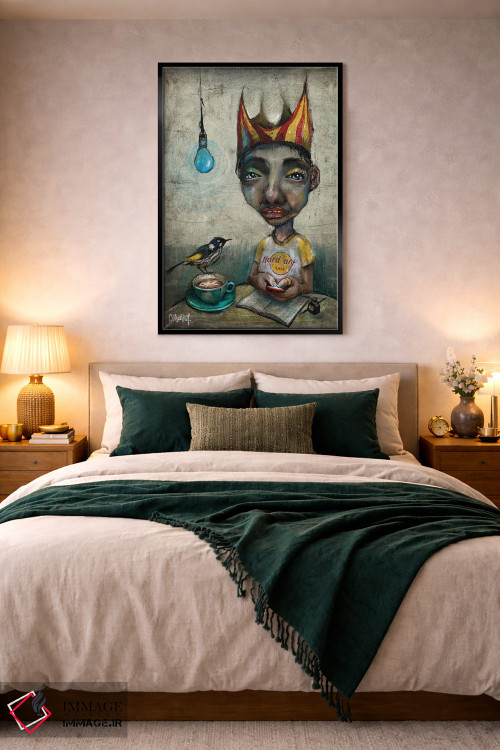 تابلو دکوراتیو "کافه هنر سخت" اثر لیت او'مالی - D5B