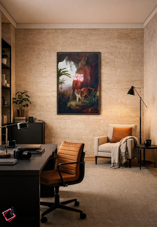 تابلو دکوراتیو "وحشی بمان" اثر یوناس لوس - D5B