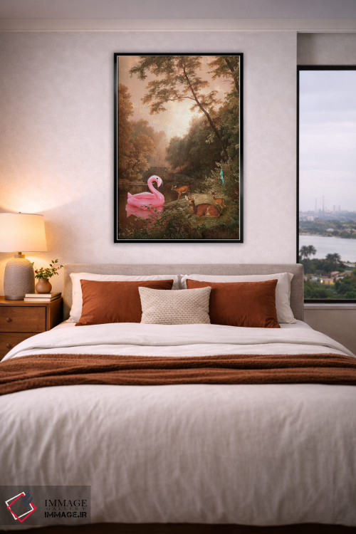 تابلو دکوراتیو "وقتی شناگران رفته اند" اثر یوناس لوس - D4B