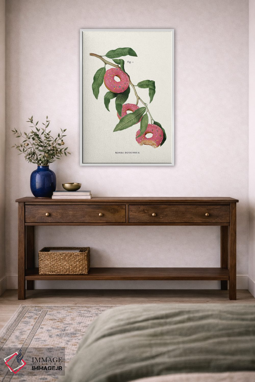 تابلو دکوراتیو "کارخانه دونات" اثر یوناس لوس - D3W