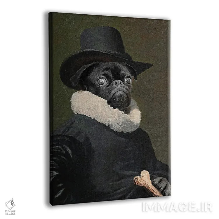 تابلو دکوراتیو "ارباب فرنچی" اثر یوناس لوس - نمای پرسپکتیو محصول