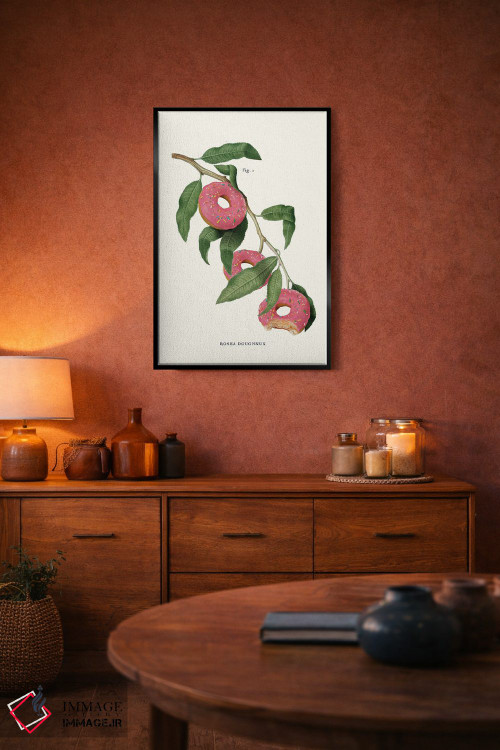 تابلو دکوراتیو "کارخانه دونات" اثر یوناس لوس - D4B