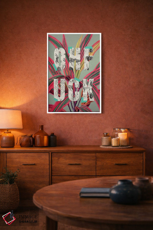 تابلو دکوراتیو "اوه لعنتی" اثر یوناس لوس - D3W