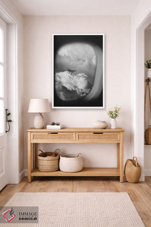 تابلو دکوراتیو "فراتر از ابرها" اثر یوناس لوس - D6W