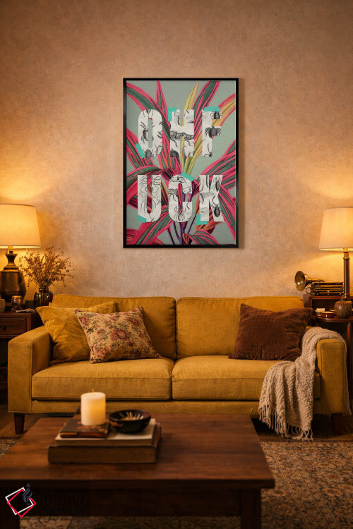 تابلو دکوراتیو "اوه لعنتی" اثر یوناس لوس - D4B