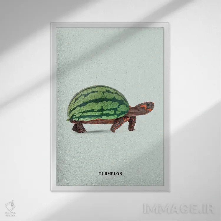 تابلو دکوراتیو "ترملون " اثر یوناس لوس - نمای قابدار سفید