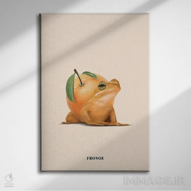 تابلو دکوراتیو "فرونج " اثر یوناس لوس - نمای روبهرو روی دیوار