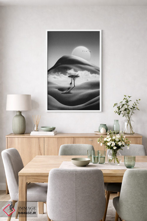 تابلو دکوراتیو "کلیمانجارو" اثر یوناس لوس - D5W