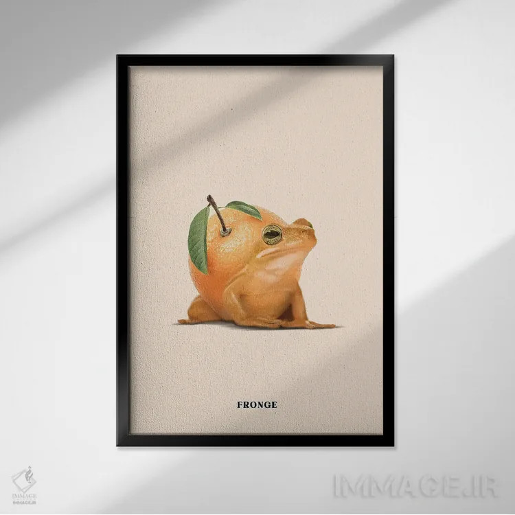 تابلو دکوراتیو "فرونج " اثر یوناس لوس - نمای قابدار مشکی