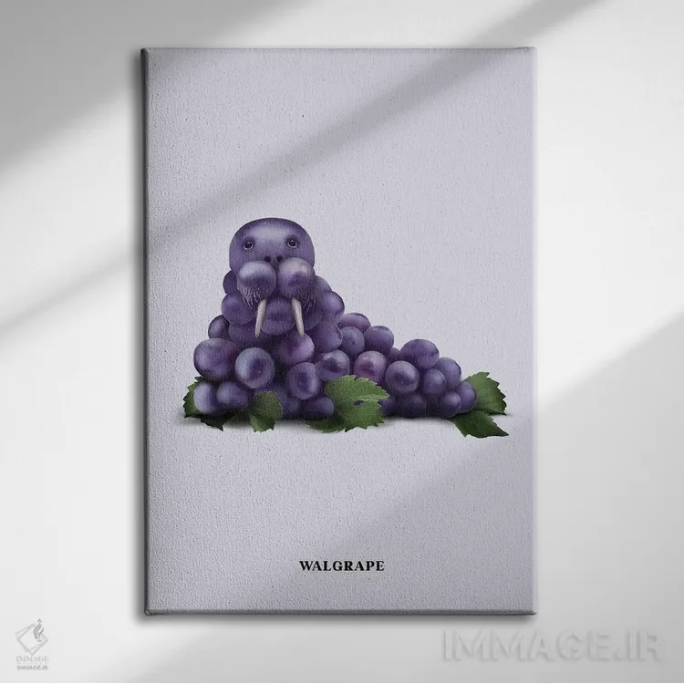 تابلو دکوراتیو "وال گریپ " اثر یوناس لوس - نمای روبهرو روی دیوار