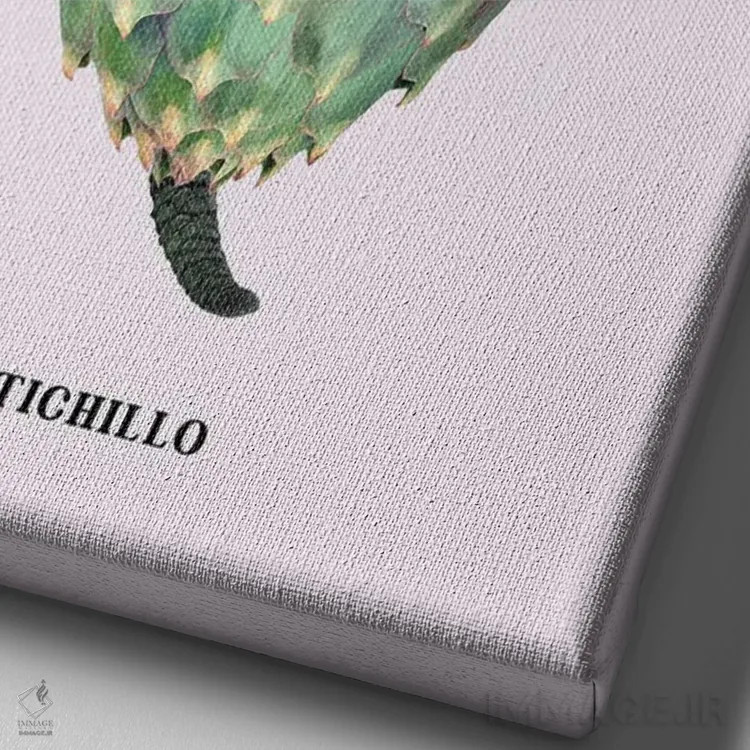 تابلو دکوراتیو "آرتیشیلو " اثر یوناس لوس - نمای نزدیک بافت بوم