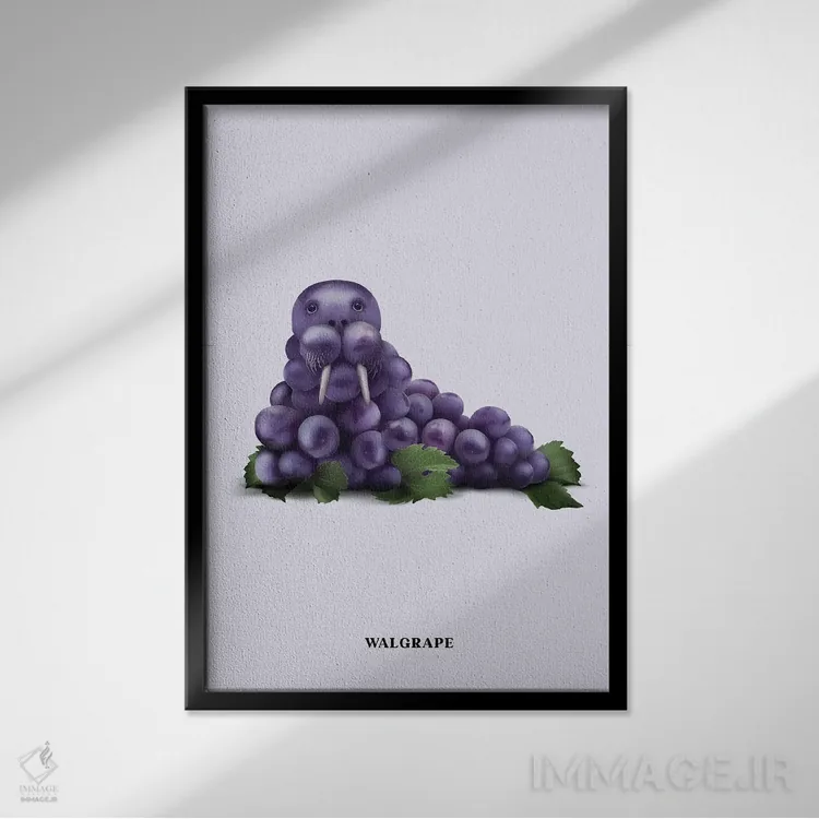 تابلو دکوراتیو "وال گریپ " اثر یوناس لوس - نمای قابدار مشکی