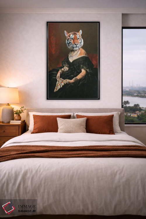 تابلو دکوراتیو "خانم ببر" اثر یوناس لوس - D4B