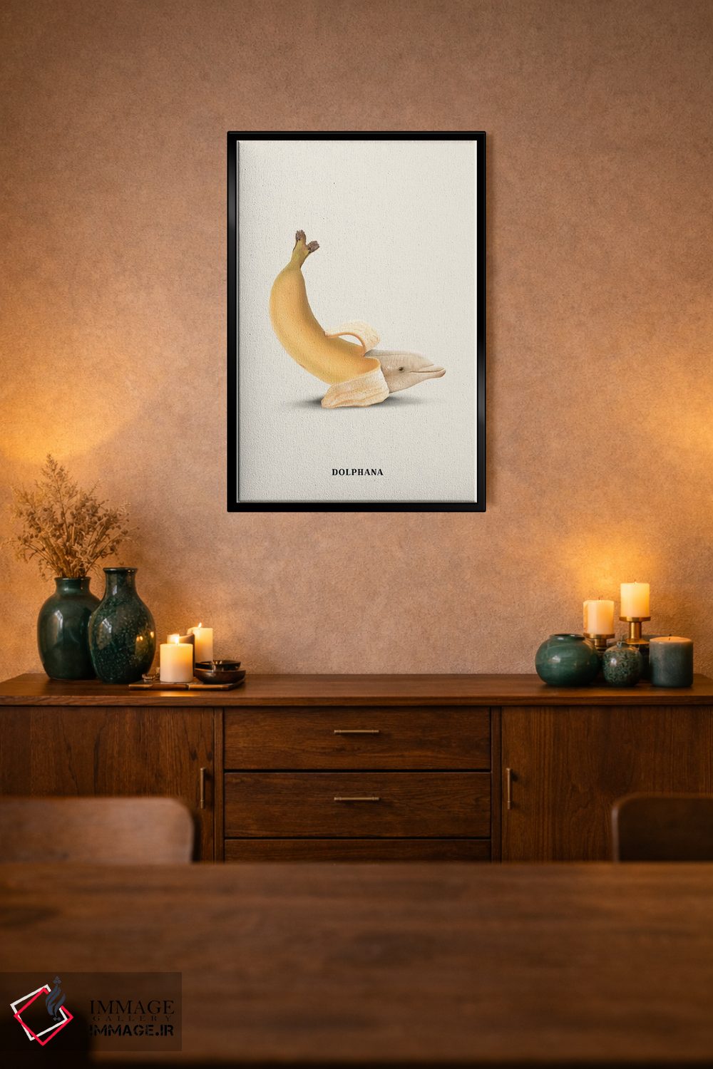 تابلو دکوراتیو "دولفانا " اثر یوناس لوس - D2B