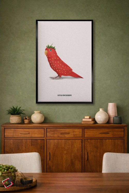 تابلو دکوراتیو "پرنده کاهی" اثر یوناس لوس - D2B