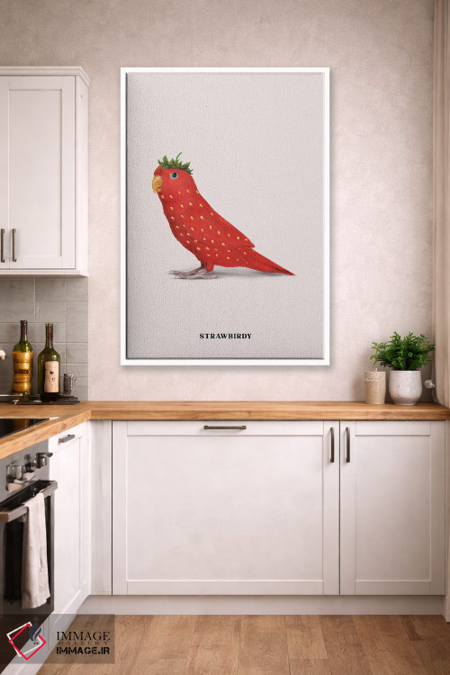 تابلو دکوراتیو "پرنده کاهی" اثر یوناس لوس - D4W