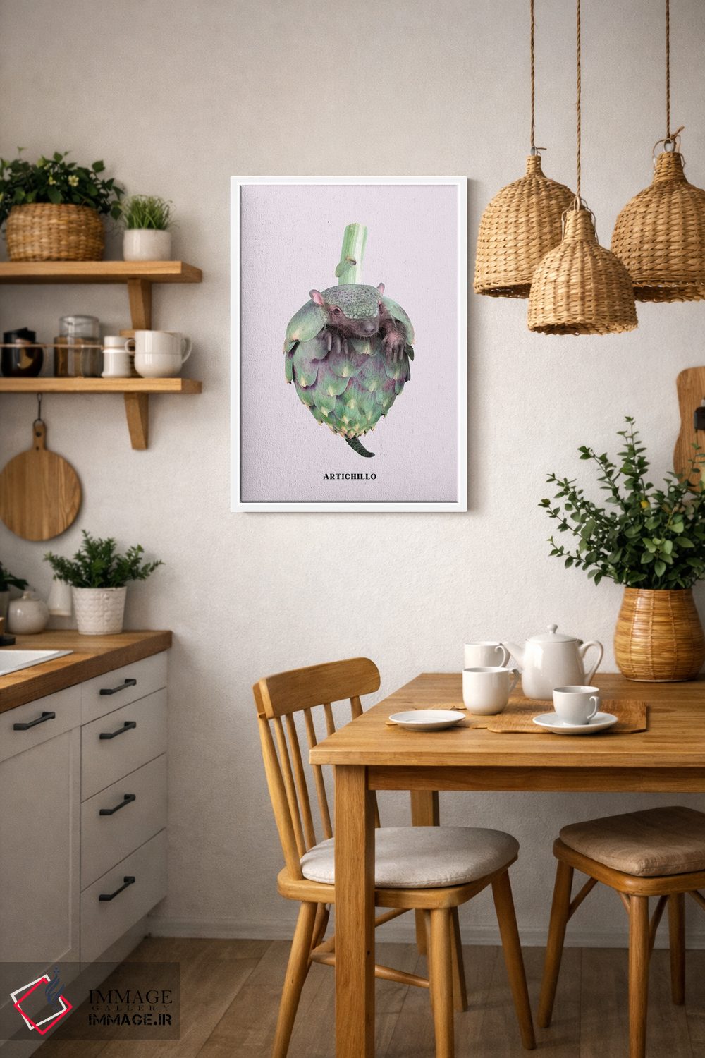 تابلو دکوراتیو "آرتیشیلو " اثر یوناس لوس - D4W