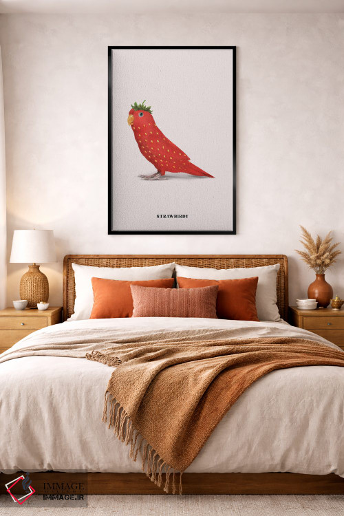 تابلو دکوراتیو "پرنده کاهی" اثر یوناس لوس - D5B