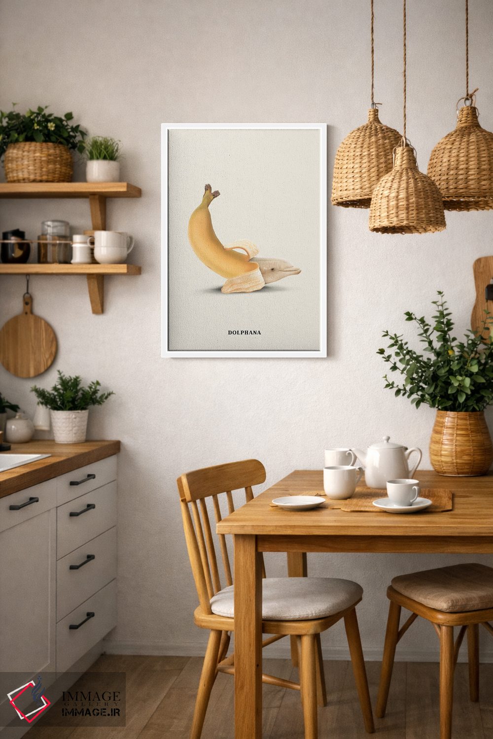 تابلو دکوراتیو "دولفانا " اثر یوناس لوس - D5W