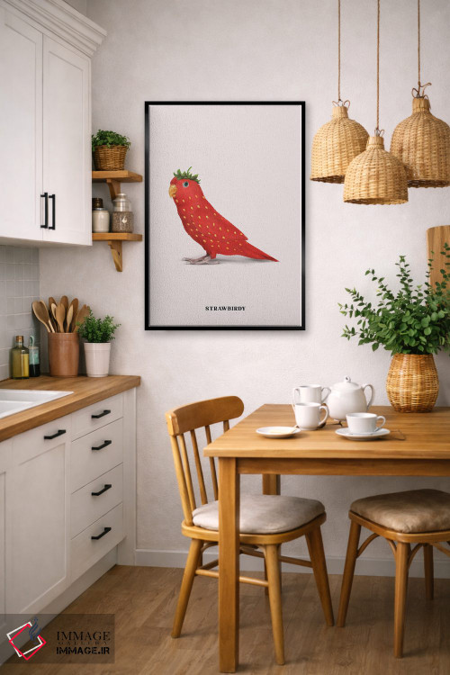 تابلو دکوراتیو "پرنده کاهی" اثر یوناس لوس - D6B