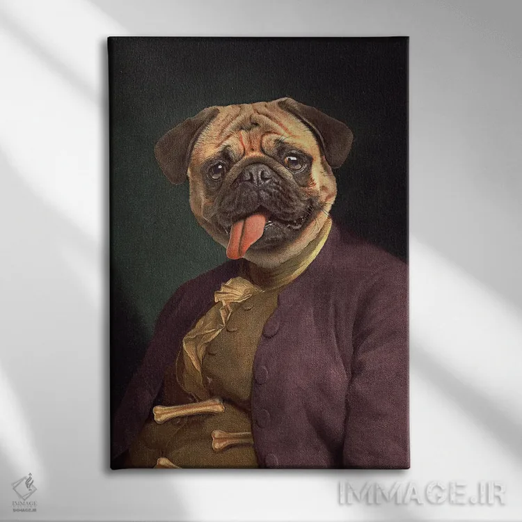 تابلو دکوراتیو "بنجامین پاگ " اثر یوناس لوس - نمای روبهرو روی دیوار