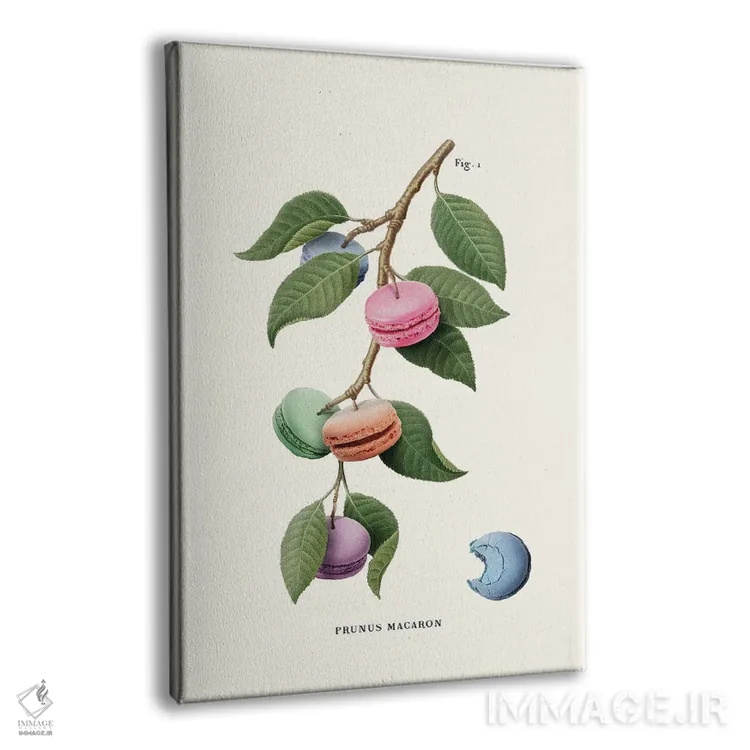 تابلو دکوراتیو "کارخانه ماکارون" اثر یوناس لوس - نمای پرسپکتیو محصول