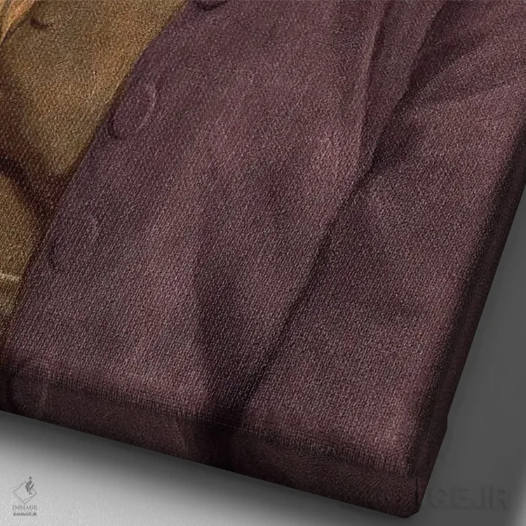 تابلو دکوراتیو "بنجامین پاگ " اثر یوناس لوس - نمای نزدیک بافت بوم