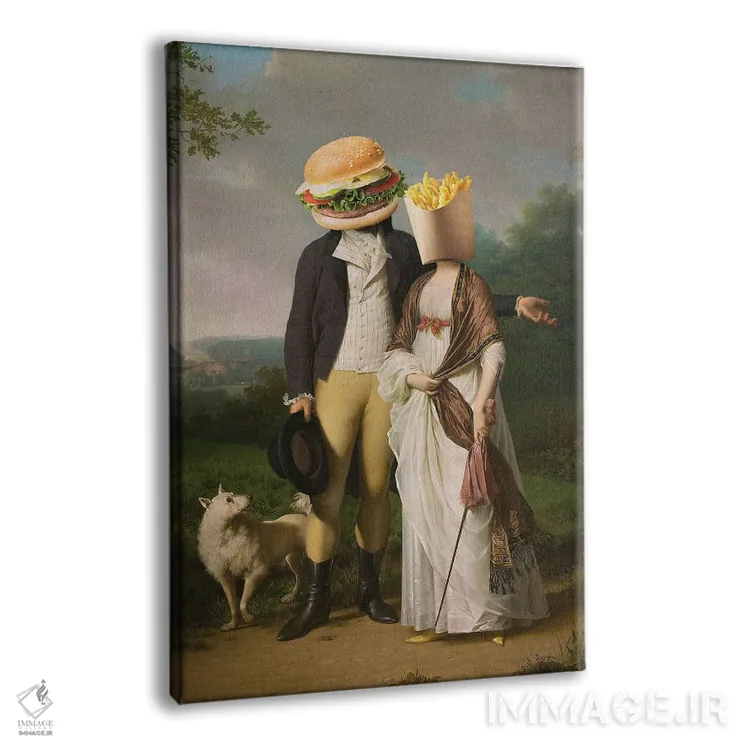 تابلو دکوراتیو "زوج کامل" اثر یوناس لوس - نمای پرسپکتیو محصول