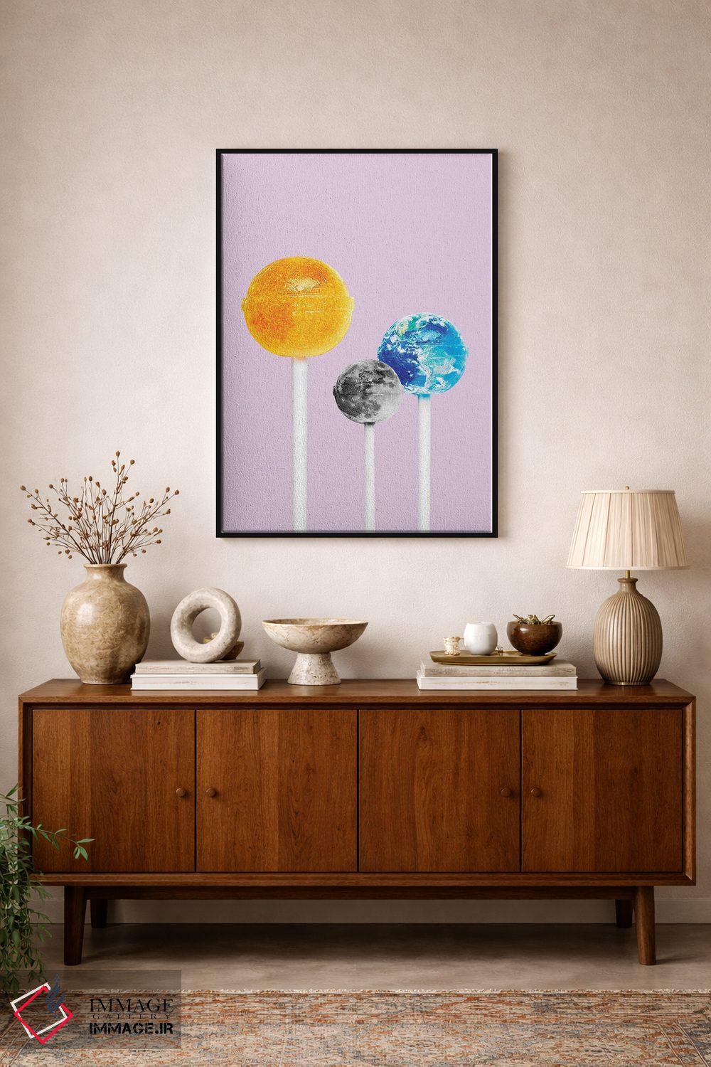 تابلو دکوراتیو "سیستم لولی" اثر یوناس لوس - D2B