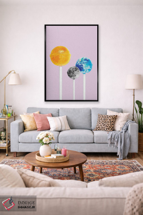 تابلو دکوراتیو "سیستم لولی" اثر یوناس لوس - D3B