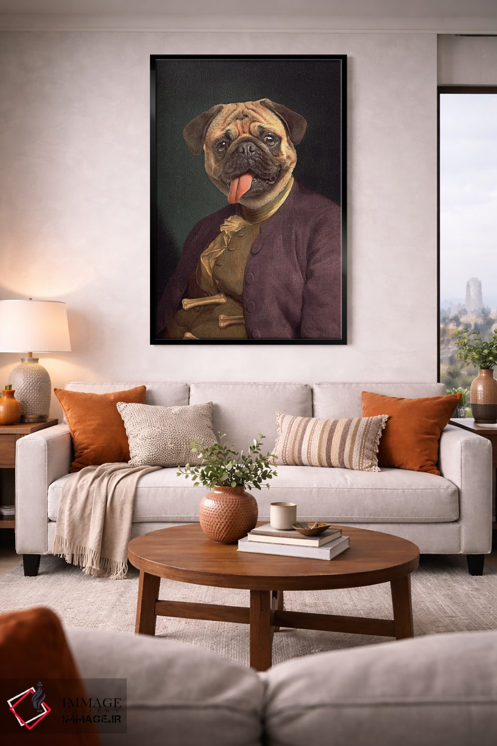 تابلو دکوراتیو "بنجامین پاگ " اثر یوناس لوس - D3B