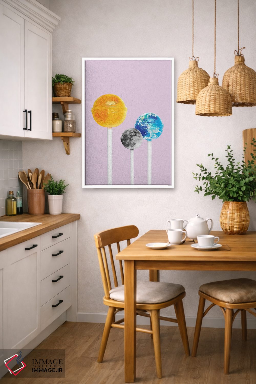 تابلو دکوراتیو "سیستم لولی" اثر یوناس لوس - D5W