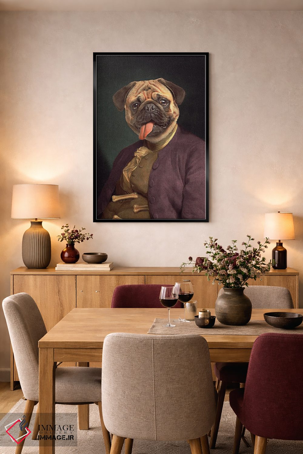 تابلو دکوراتیو "بنجامین پاگ " اثر یوناس لوس - D5B