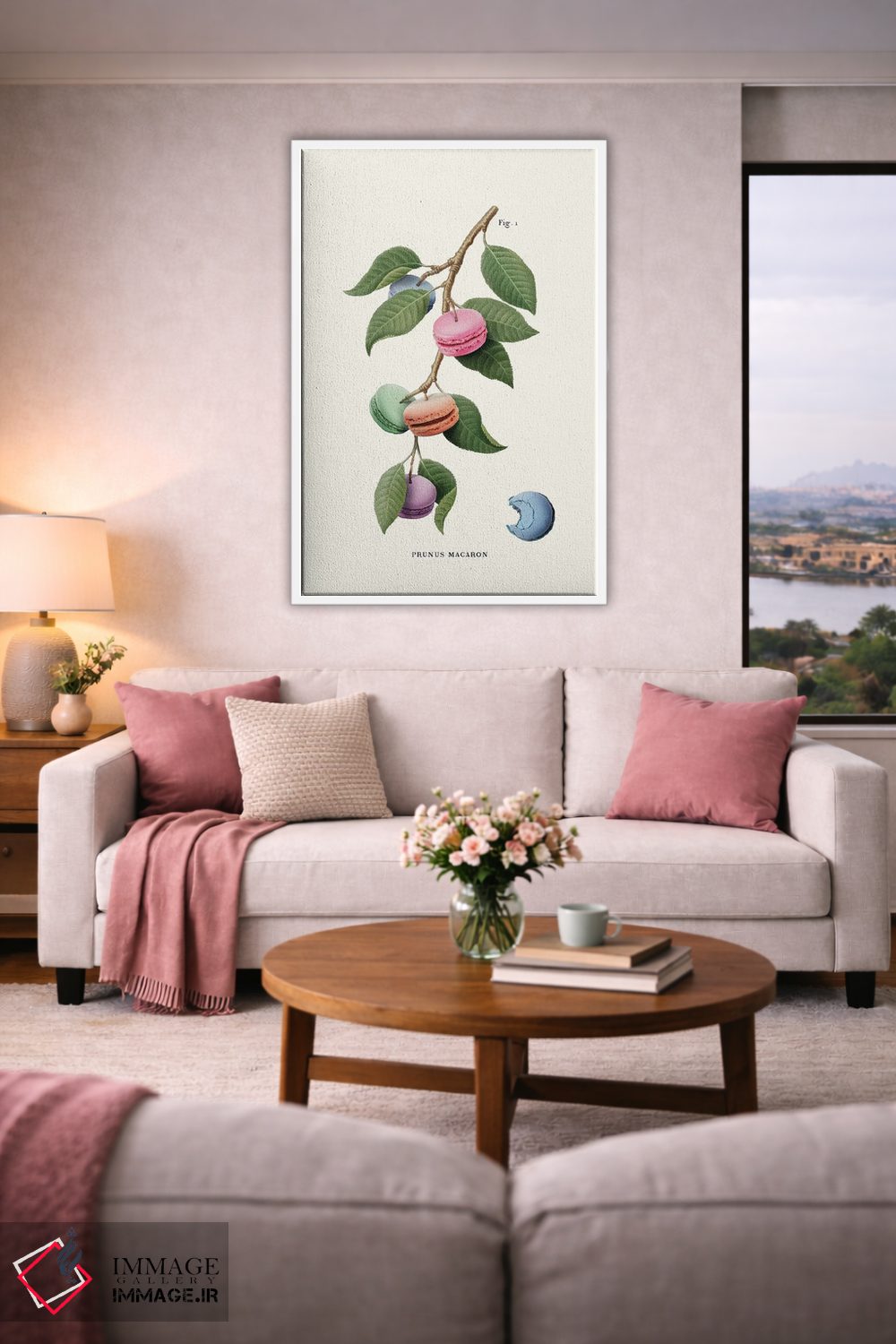 تابلو دکوراتیو "کارخانه ماکارون" اثر یوناس لوس - D3W