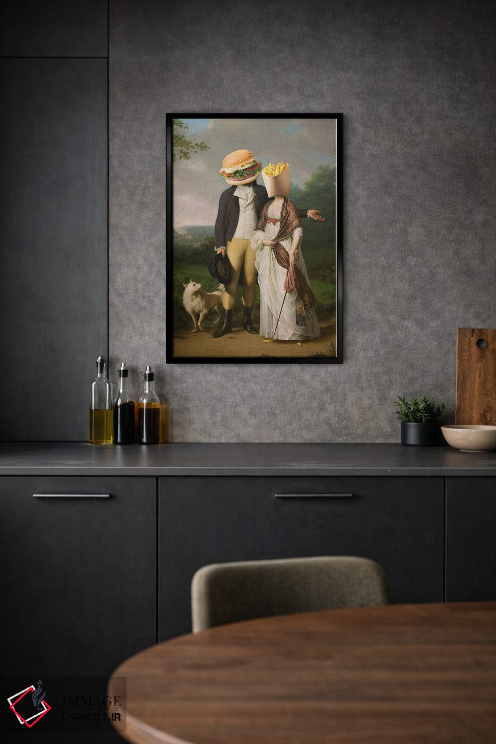 تابلو دکوراتیو "زوج کامل" اثر یوناس لوس - D1B