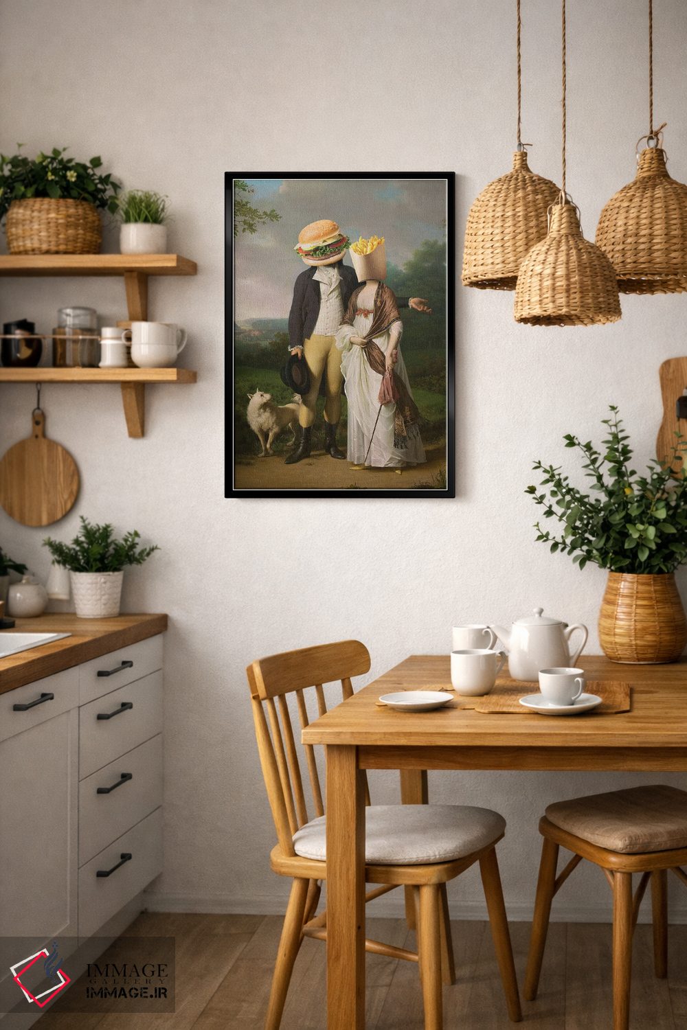 تابلو دکوراتیو "زوج کامل" اثر یوناس لوس - D6B