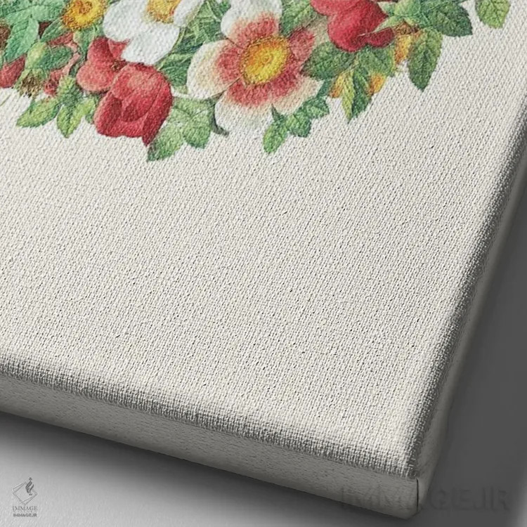 تابلو دکوراتیو "امروز سعی کن کسی را نکشی" اثر یوناس لوس - نمای نزدیک بافت بوم