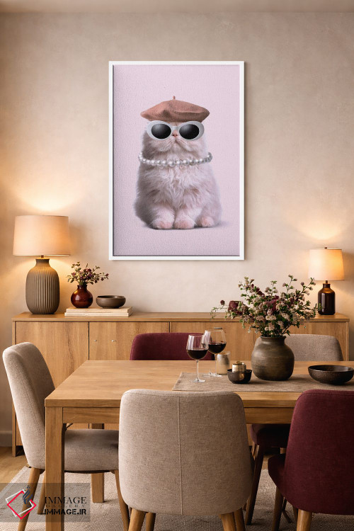 تابلو دکوراتیو "گربه مد" اثر یوناس لوس - D6W