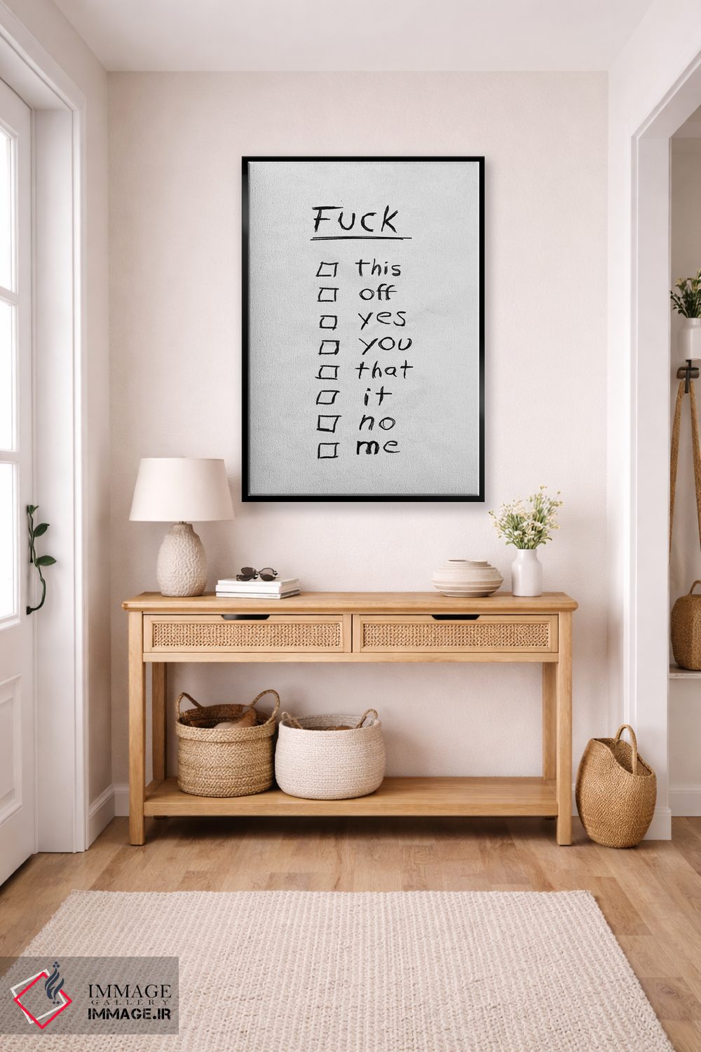 تابلو دکوراتیو "لیست لعنتی" اثر یوناس لوس - D6B