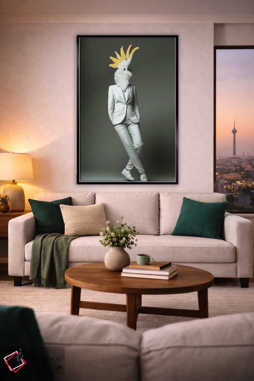 تابلو دکوراتیو "کاکاتو مد" اثر یوناس لوس - D2B