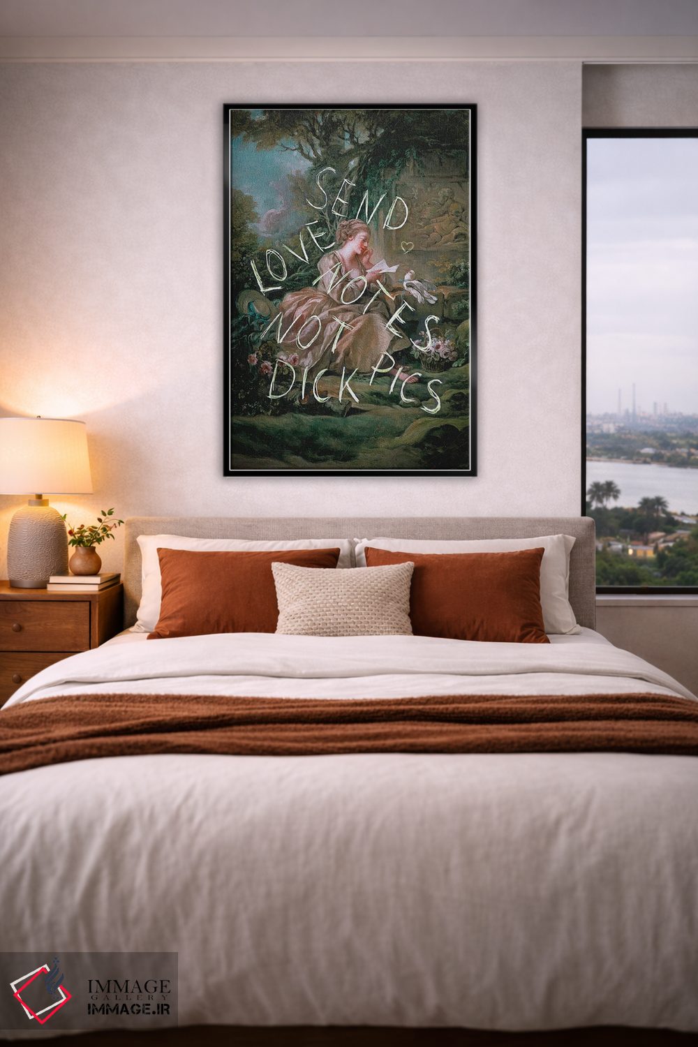 تابلو دکوراتیو "یادداشت های عاشقانه" اثر یوناس لوس - D4B