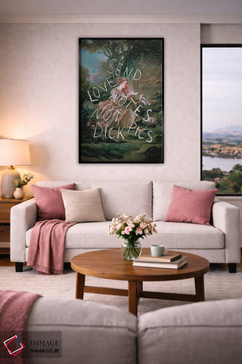 تابلو دکوراتیو "یادداشت های عاشقانه" اثر یوناس لوس - D5B