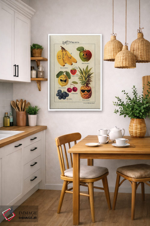 تابلو دکوراتیو "میوه های شاد" اثر یوناس لوس - D5W