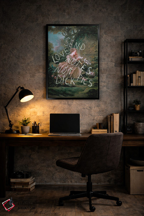 تابلو دکوراتیو "یادداشت های عاشقانه" اثر یوناس لوس - D6B