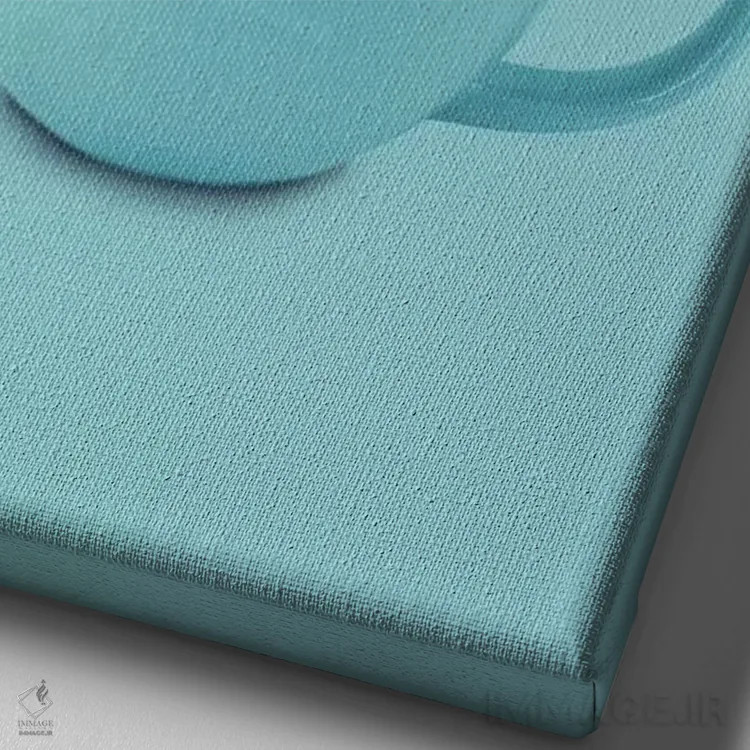 تابلو دکوراتیو "شکلات داغ" اثر یوناس لوس - نمای نزدیک بافت بوم