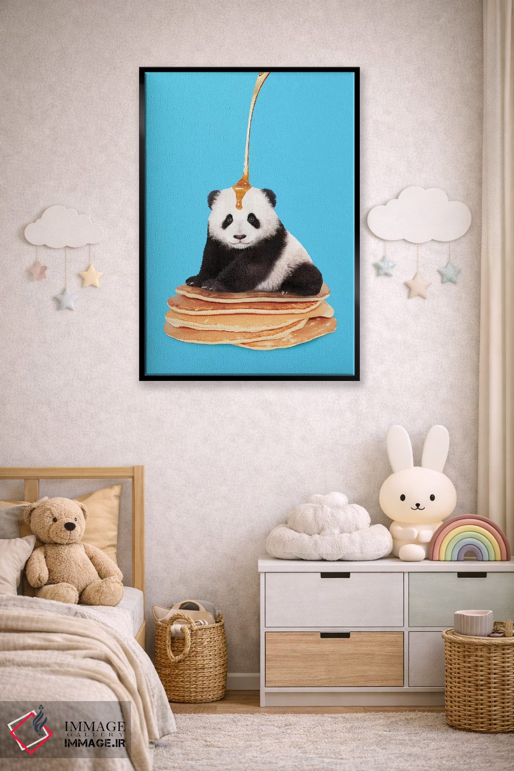 تابلو دکوراتیو "پاندای پنکیکی" اثر یوناس لوس - D5B