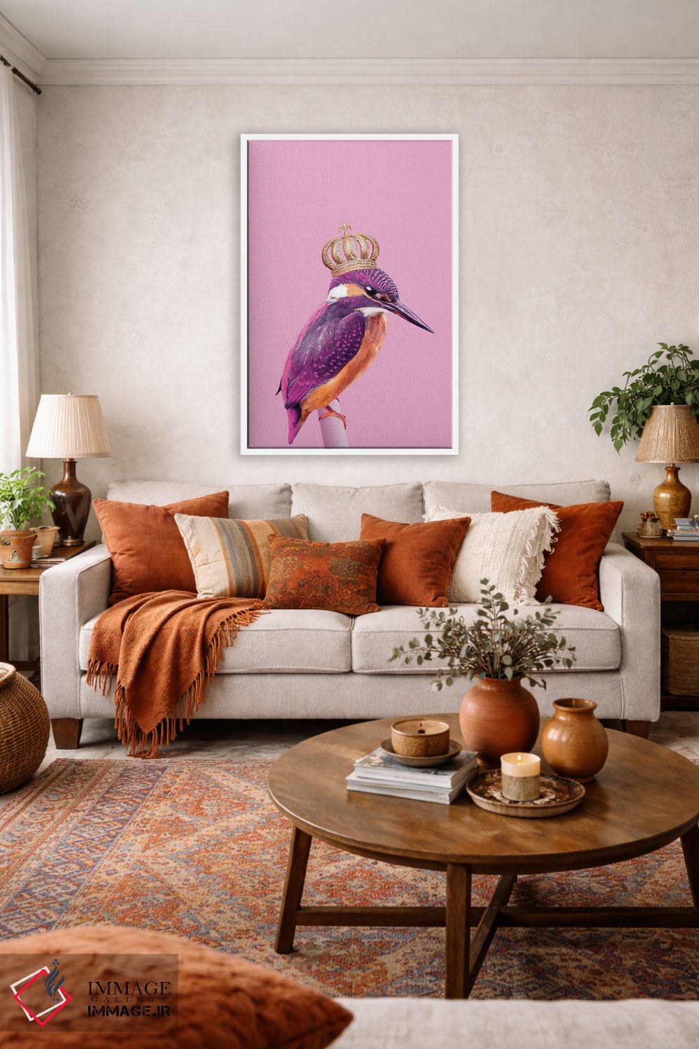 تابلو دکوراتیو "ملکه پتروس" اثر یوناس لوس - D3W