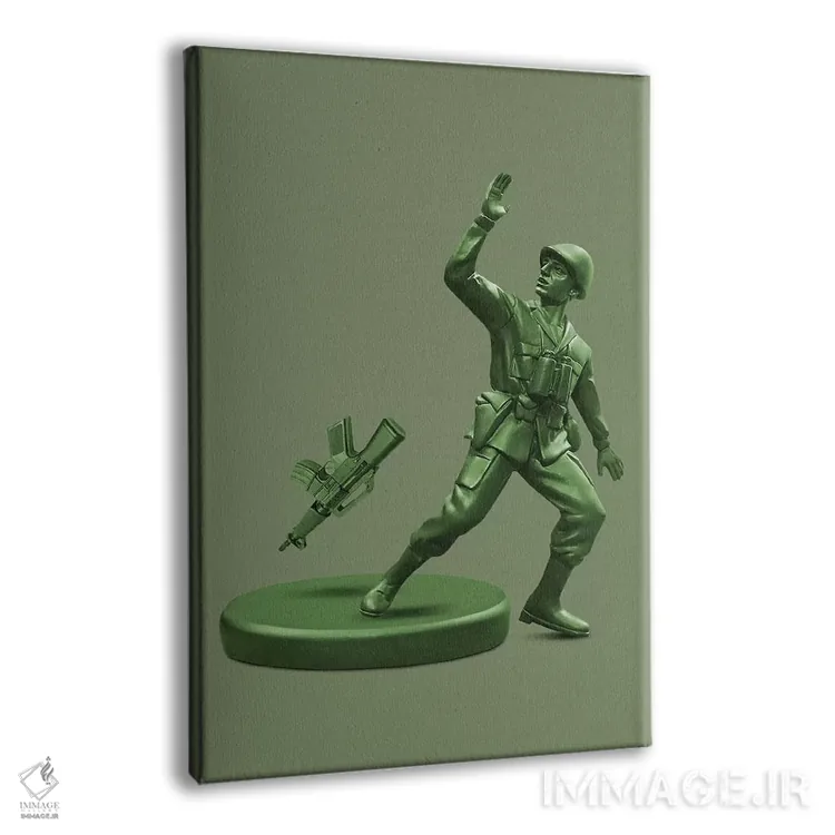 تابلو دکوراتیو "سرباز اسباب بازی" اثر یوناس لوس - نمای پرسپکتیو محصول