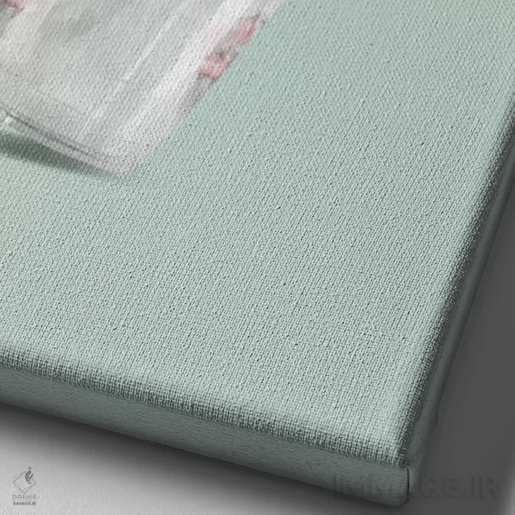 تابلو دکوراتیو "شیک گربه ای" اثر یوناس لوس - نمای نزدیک بافت بوم